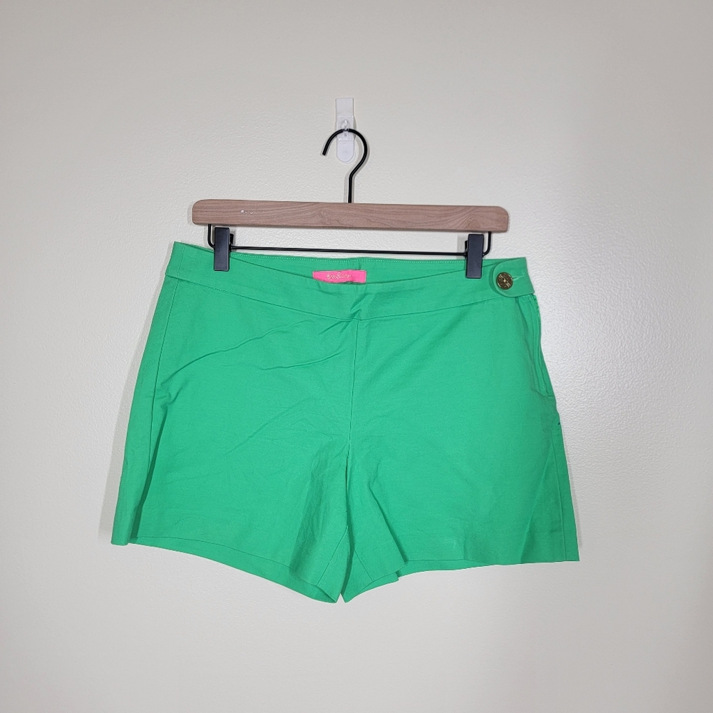 NWT Lilly Pulitzer Alessi Stretch Short Cabana Green Size 6 - Picture 3 of 6
